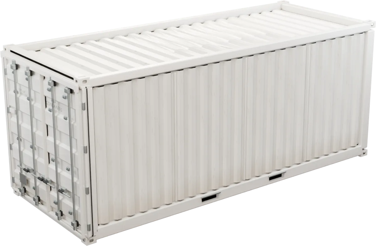 Closed steel container